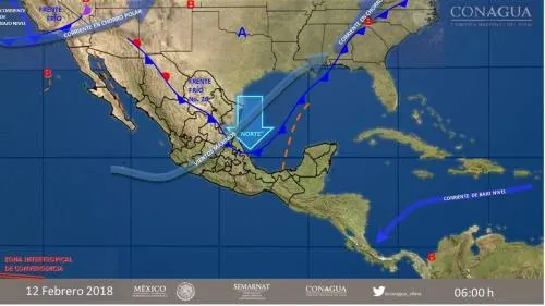 Prevén lluvias en gran parte del país