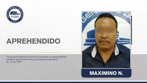 Fiscalía Puebla aprehendió a hombre que privó de la vida a su suegra y huyó a EU