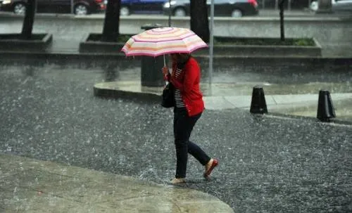 Encharcamientos y caída de ramas deja torrencial lluvia en Puebla