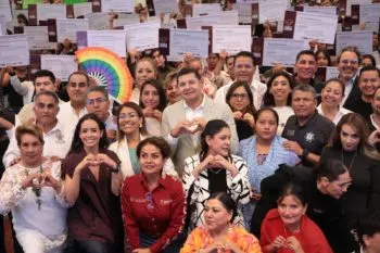 Entregan diputadas y diputados apoyos del Programa de Obra Comunitaria en beneficio de los distritos locales