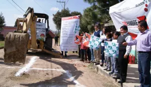 A través de CNH federación inaugura obras y lechería en Coronango