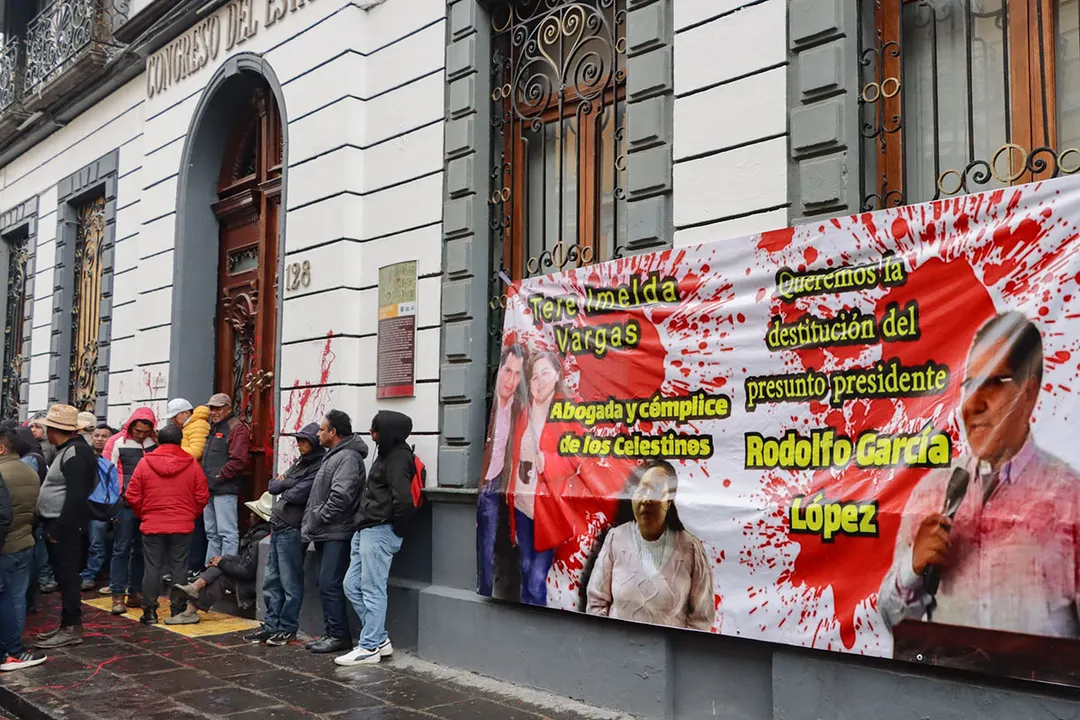 Manif Coyomeapan Congreso Pue