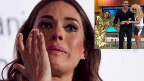 Galilea Montijo da tremendo azotón y se le abre el vestido en plena transmisión en vivo