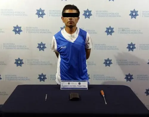 Dos asaltantes más en la cárcel; fueron detenidos por la Policía Municipal de Puebla