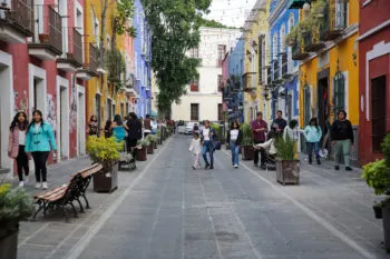 Ayuntamiento de Puebla no descarta peatonalización del Barrio de los Sapos; actualizarán análisis
