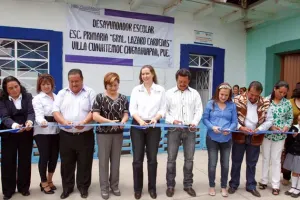 MEAMV dignifica más desayunadores escolares en Chignahuapan