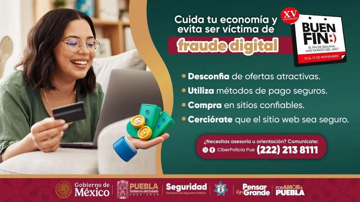 Promueve Seguridad Pública medidas preventivas durante “Buen Fin 2025”