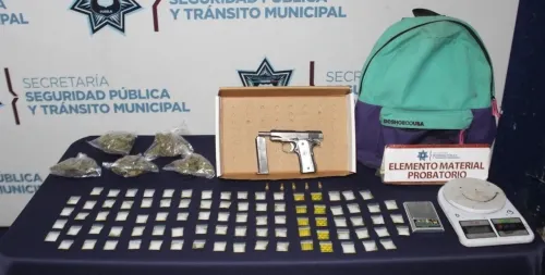 Aseguraron más de 90 dosis de posible droga