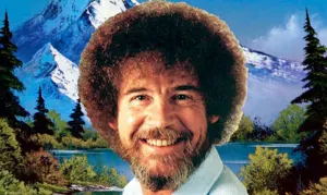 Bob Ross, pintor ícono de la TV, jamás vendió una sola obra