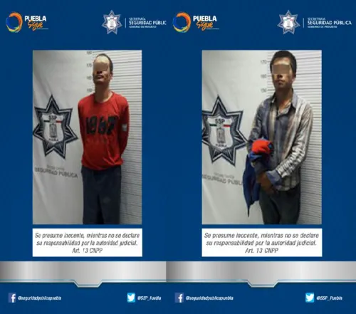 Detuvo SSP a hombres dedicados al robo a casa habitación en la capital