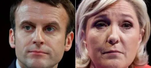 Macron y Le Pen van a segunda vuelta de elección en Francia