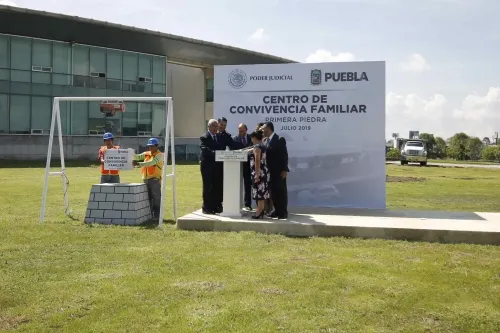 Puebla se coloca a la vanguardia con la construcción del Centro de Convivencia Familiar: TSJ