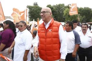 Dante Delgado respalda a presidente de San Pedro