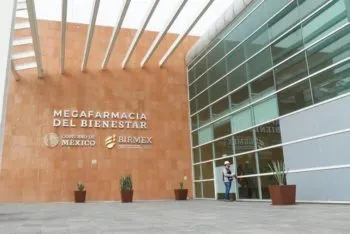 AMLO inaugura Megafarmacia para el Bienestar, desde Huehuetoca, Estado de México