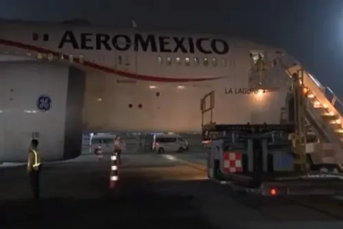 Llega a México cuarto avión con insumos médicos de China