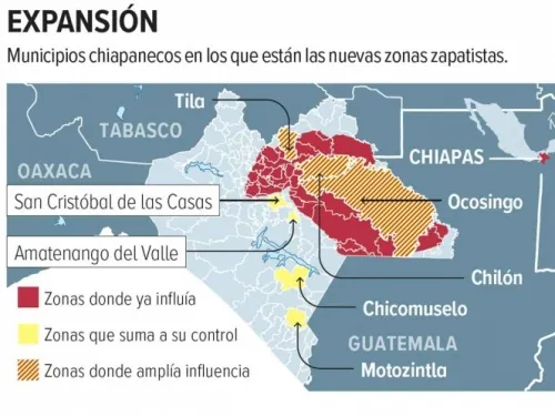EZLN toma más territorios en Chiapas; ‘rompimos el cerco’, asegura
