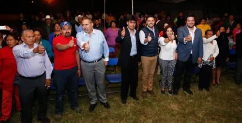 Jesús Giles toma protesta a delegación municipal de Santa Clara Ocoyucan