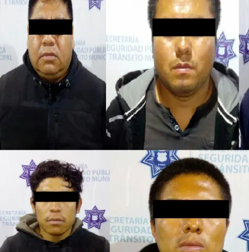 Decomisa policía municipal más de siete mil litros de combustible robado, hay cinco detenidos