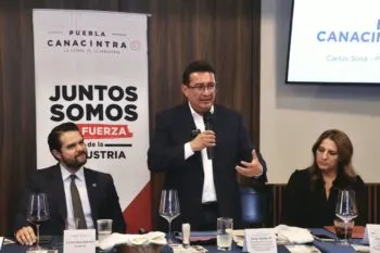 Destaca diputado Pável Gaspar colaboración entre el Poder Legislativo y el sector empresarial a favor de Puebla