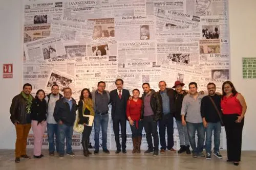 Inaugura Rector Alfonso Esparza la muestra “Testimonios de 1968 en México y el mundo”