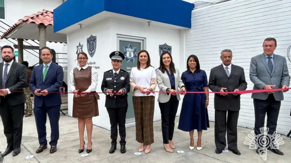 Inaugura Gaby Bonilla Sala de Lactancia y Memorial al Policía Caído de la Policía Auxiliar