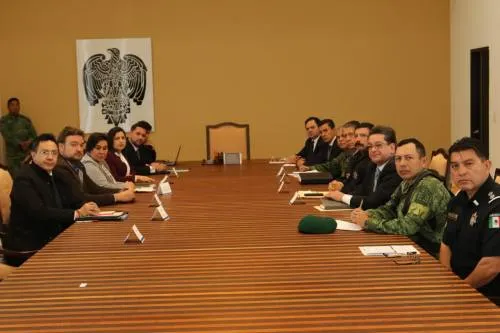 Jesús Rodríguez Almeida encabeza reunión de seguridad
