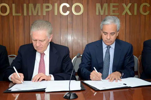 Establecen convenio BUAP y Comité Olímpico Mexicano