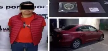 Detienen con credenciales falsas a presunto “agente investigador” en Tehuacán
