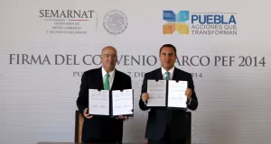 Gobierno del estado y Semarnat firman Convenio Marco 2014