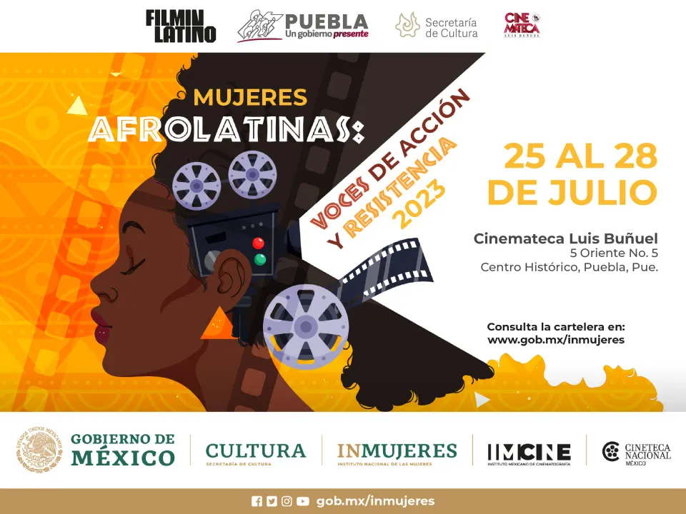 Proyectará gobierno de Puebla muestra cinematográfica “Mujeres Afrolatinas: voces de acción y resistencia”