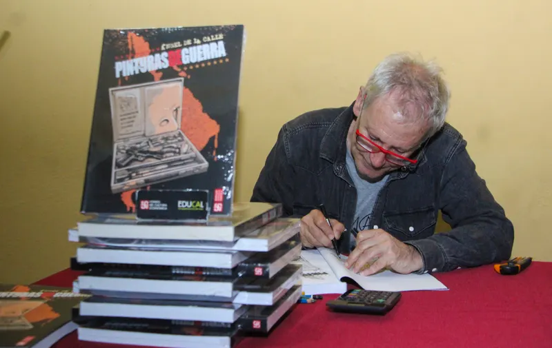Presenta Cultura “Pinturas de Guerra”, novela gráfica de Ángel de la Calle