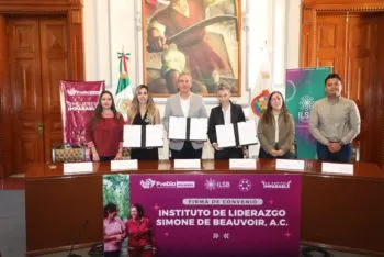 Ayuntamiento de Puebla e Instituto Simone de Beauvoir impulsarán políticas públicas con perspectiva de género