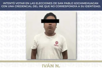 Intentó votar con credencial de otra persona en San Pablo Xochimehuacan; ya fue vinculado a proceso