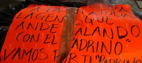 Dejan cadáver desmembrado junto a un narcomensaje en El Seco