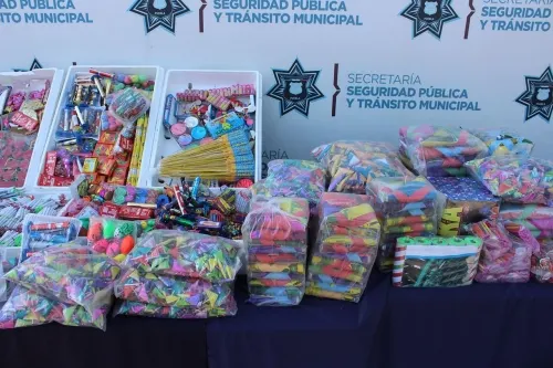 Emprende SEGOM acciones firmes contra pirotecnia ilegal en Puebla