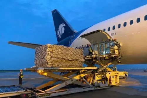 Desde Shanghái, sale otro vuelo con insumos médicos adquiridos por México