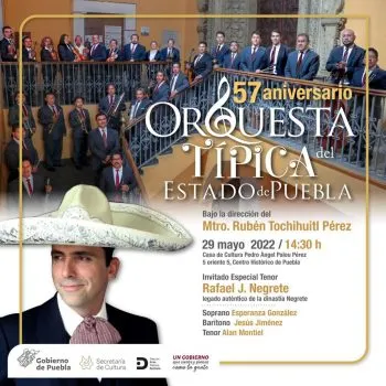 Con concierto especial, Orquesta Típica del Estado celebrará su 57 aniversario