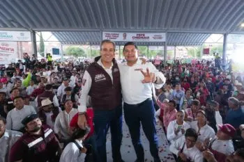 Pepe Chedraui promete mejorar infraestructura vial; Armenta revisará concesión del agua