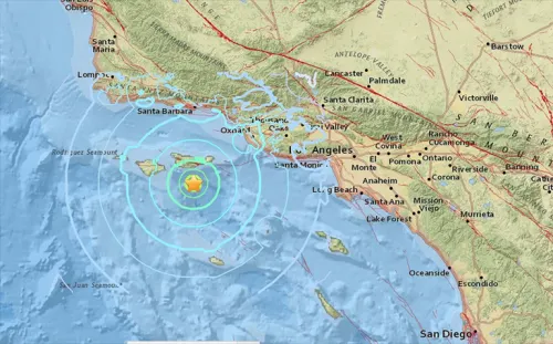 Sismo de 5.3 sacude a Los Angeles