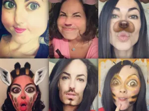 Bárbara Mori se divierte con filtros de Snapchat