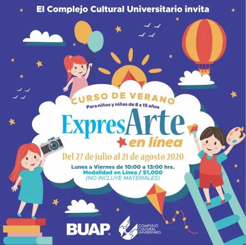 Abre CCU BUAP Curso de Verano en línea para niñas y niños