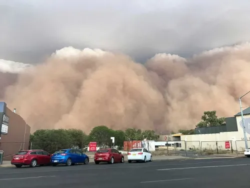 Clima “apocalíptico” en Australia, en medio de incendios