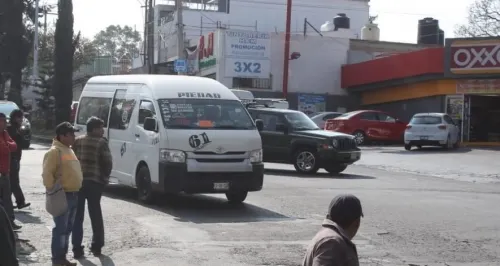 En una mañana reportan 4 asaltos al transporte público en Puebla