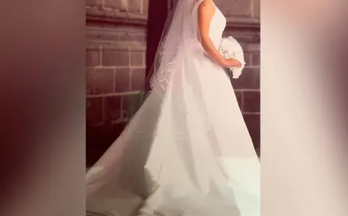 Regala su vestido de novia para ayudar a quien lo necesite