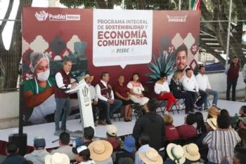 Apoya Ayuntamiento de Puebla a 250 familias productoras de mezcal y del campo en San Andrés Azumiatla