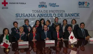 Susana Angulo rinde protesta como presidenta honoraria de Cruz Roja