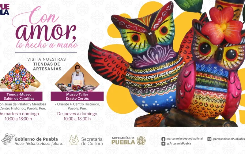 Secretaría de Cultura promueve artesanías hechas a mano para regalar este 14 de febrero