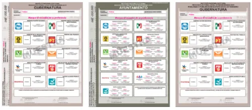 Aprueba INE diseño de las boletas electorales para elección extraordinaria de Puebla