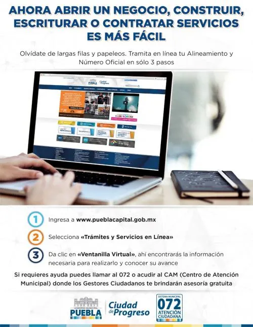 Ayuntamiento de Puebla digitaliza 8 trámites más en beneficio de la ciudadanía