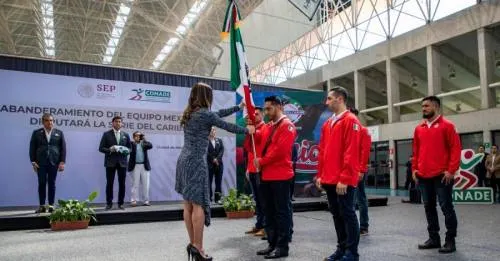 Charros de Jalisco fueron abanderados previo a la Serie del Caribe 2019